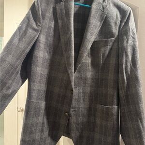 Daniel Cremieux Charcoal Plaid Blazer